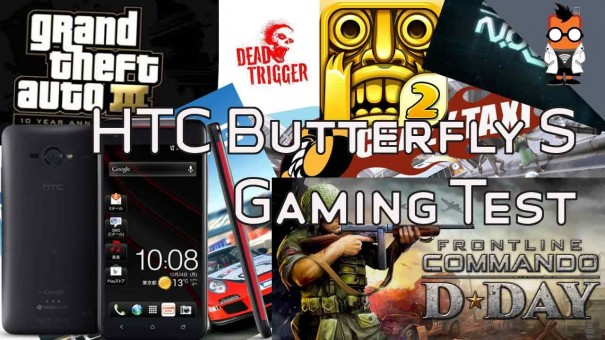 HTC Butterfly S Gaming Test