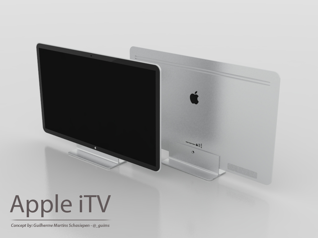 Bilder eines Apple TV Konzepts