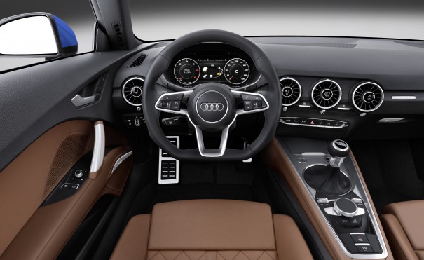 Das aufgeräumte Cockpit des neuen Audi TT