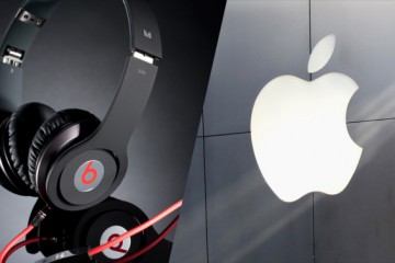 Beats Kopfhörer und Apple-Logo