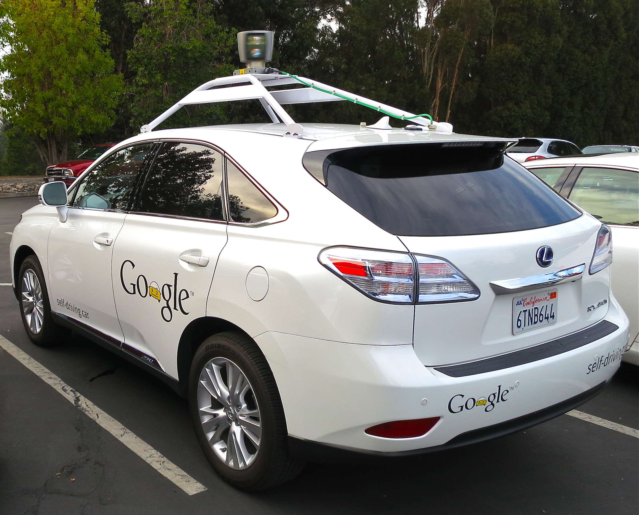 Googles selbstfahrendes Auto mit Kameras