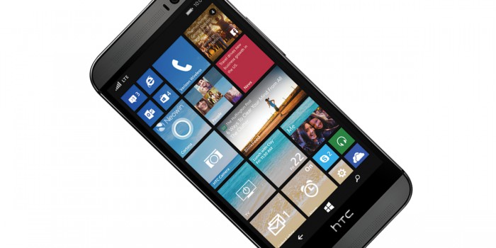 HTC One M8 mit Windows Phone von vorn