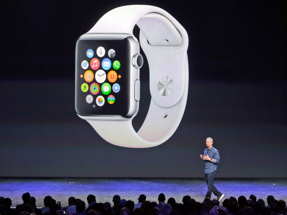 Apple Watch wird auf der Bühne vorgestellt