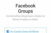 Facebook Groups Einleitung