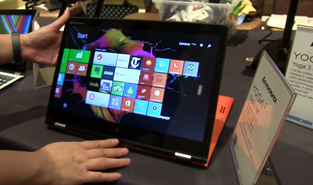 Lenovo Yoga  3 mit 14 Zoll-Display im Hands on