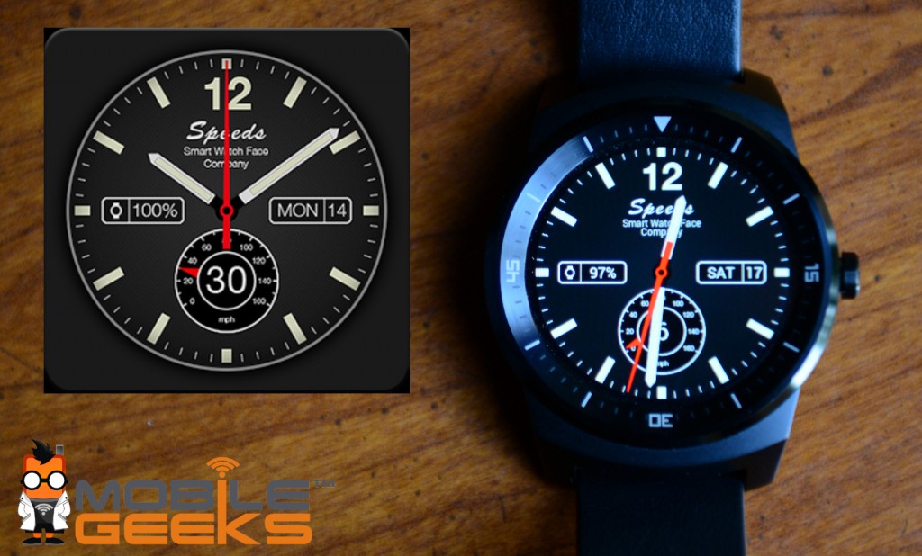 Speeds Pro Android Watchface Round