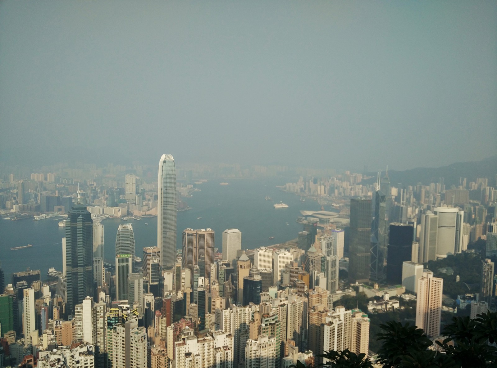 Hongkong Skyline vom Victoria Peak 