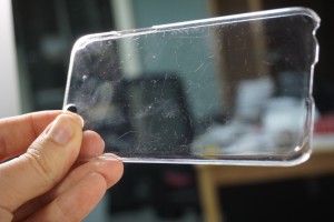 iPhone 6 Hartes Crystal Case Hülle Kratzer
