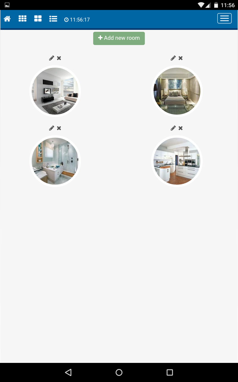 WD Smart Home App  - Räume 