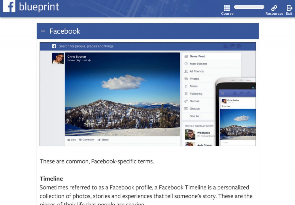 Facebook Blueprint erklärt die Facebook-Terminologie