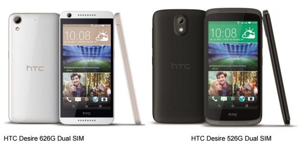 HTC Desire 626G und 526G