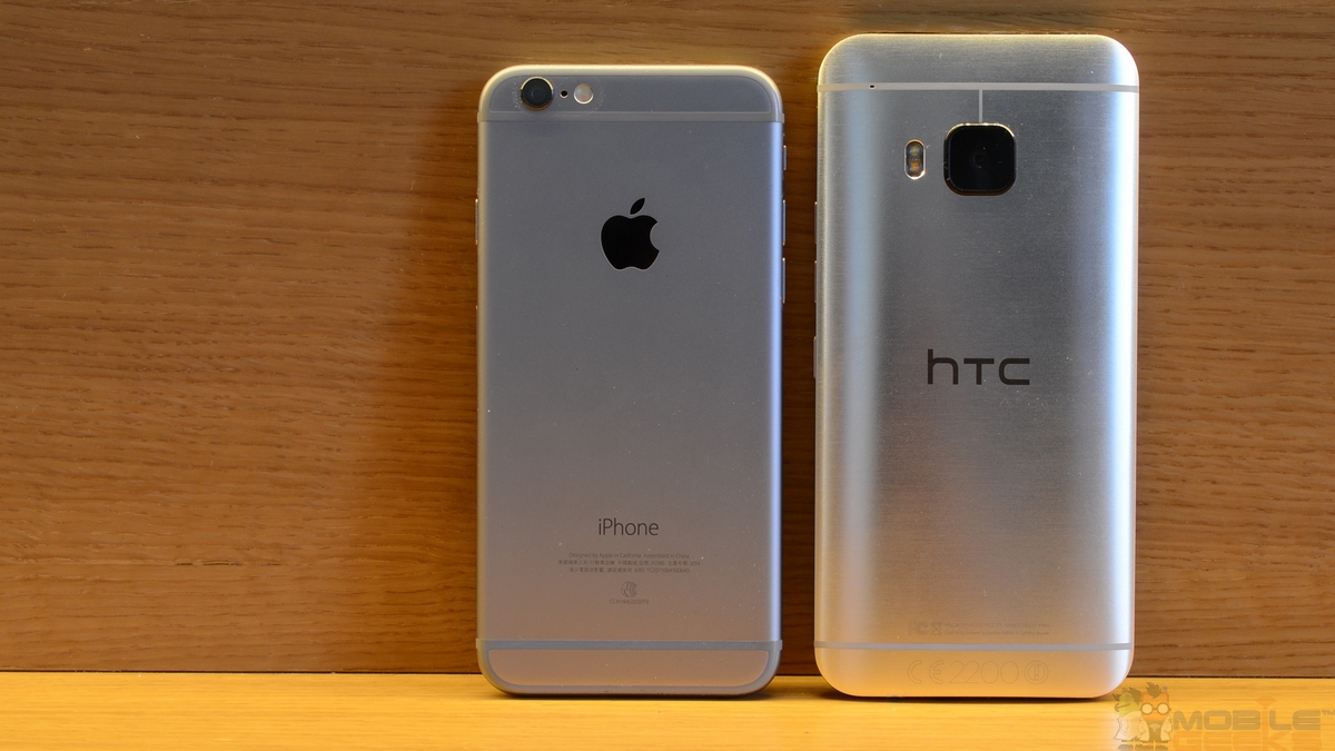 HTC One M9 vs Apple iPhone 6 e