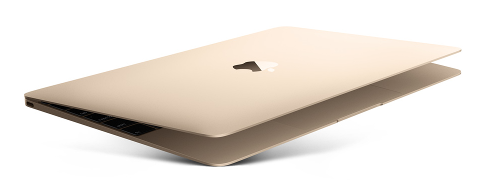 Das neue MacBook in Gold