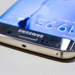 Samsung Galaxy S6 Edge - Blick auf die obere Front