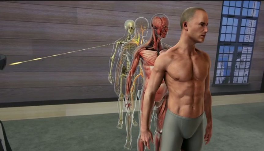 HoloLens - menschlicher Körper