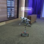 HoloLens Roboter mit Hologramm