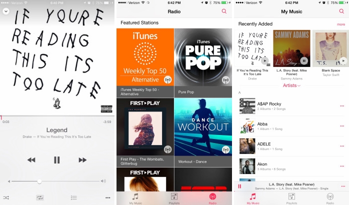 Apple Music iOS 84 beta
