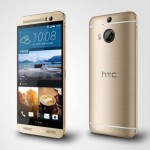 HTC One M9+ Vor- und Rückseite in Gold