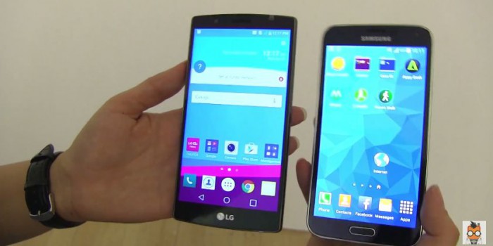 LG G4 im Vergleich mit dem Samsung Galaxy S5
