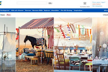 Screenshot der Konfiguration der Online-Hochzeit mit Ikea