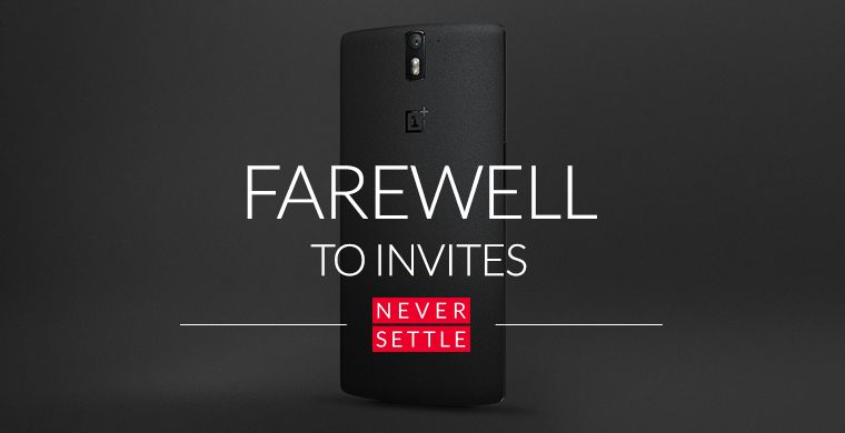 OnePlus One - Farewell to Invites