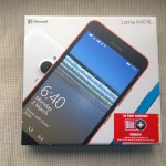 Box Lumia 640XL Frontseite