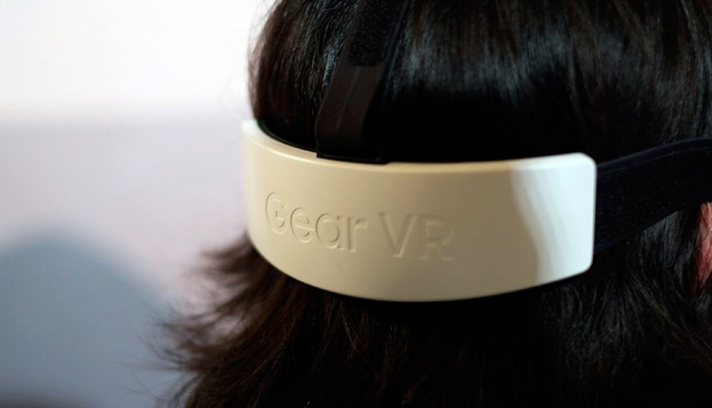 Das Gegengewicht der Samsung "Gear VR" für "Galaxy S6 (Edge).