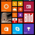 Windows Phone 8.1 Homescreen
