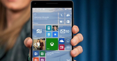 Smartphone mit "Windows 10"-Build 12544.