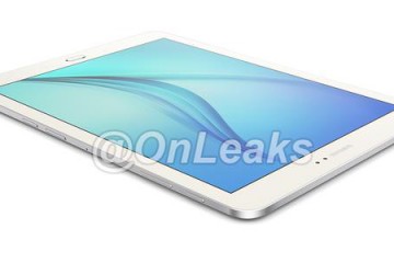 Samsung Galaxy Tab S2 - geleaktes Renderbild zeigt das Display von vorn