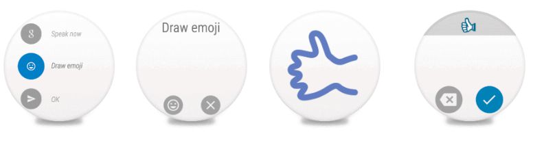 Android Wear 511 Screenshot Emoji