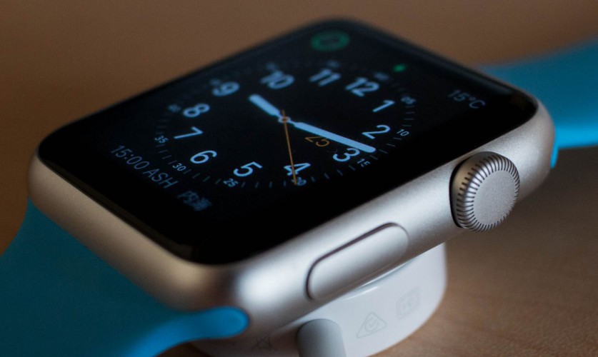 Apple Watch blaues Armband Watchface