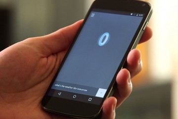 Cortana auf einem Android-Smartphone