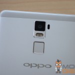 OPPO R7 Plus Rückseite, Blick auf Kamera und Fingerprint-Sensor
