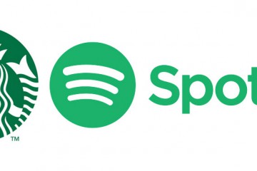Spotify und Starbucks Logo