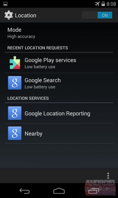 Google Nearby App List