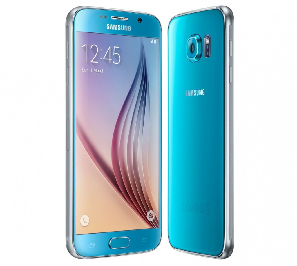 Samsung Galaxy S6 in Blau