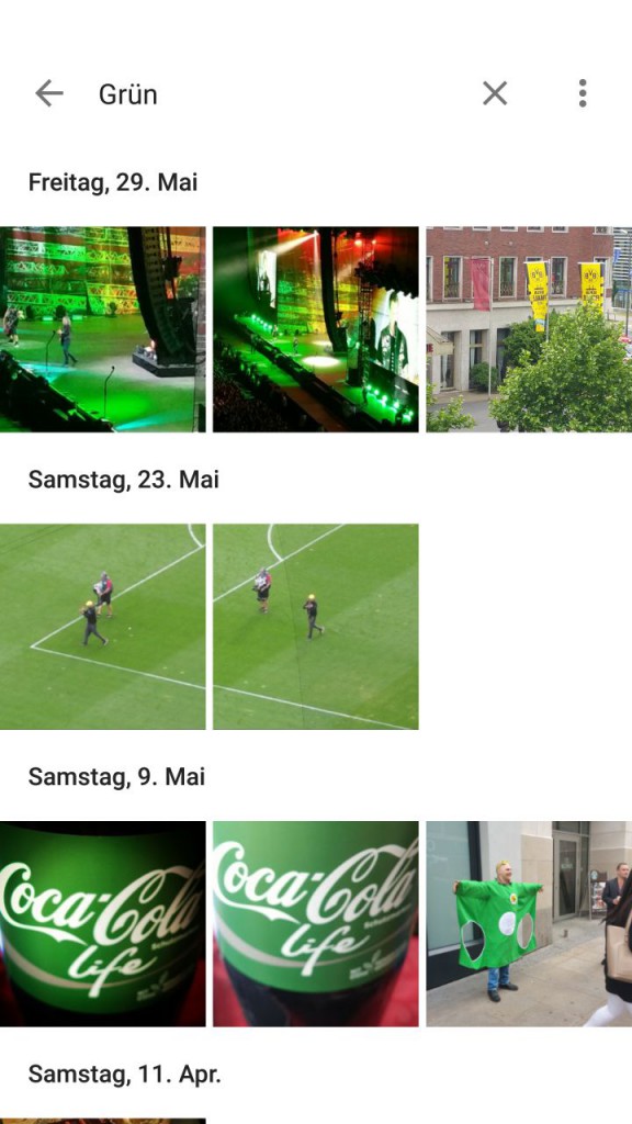 Fotos Screenshot 14 Suche grün