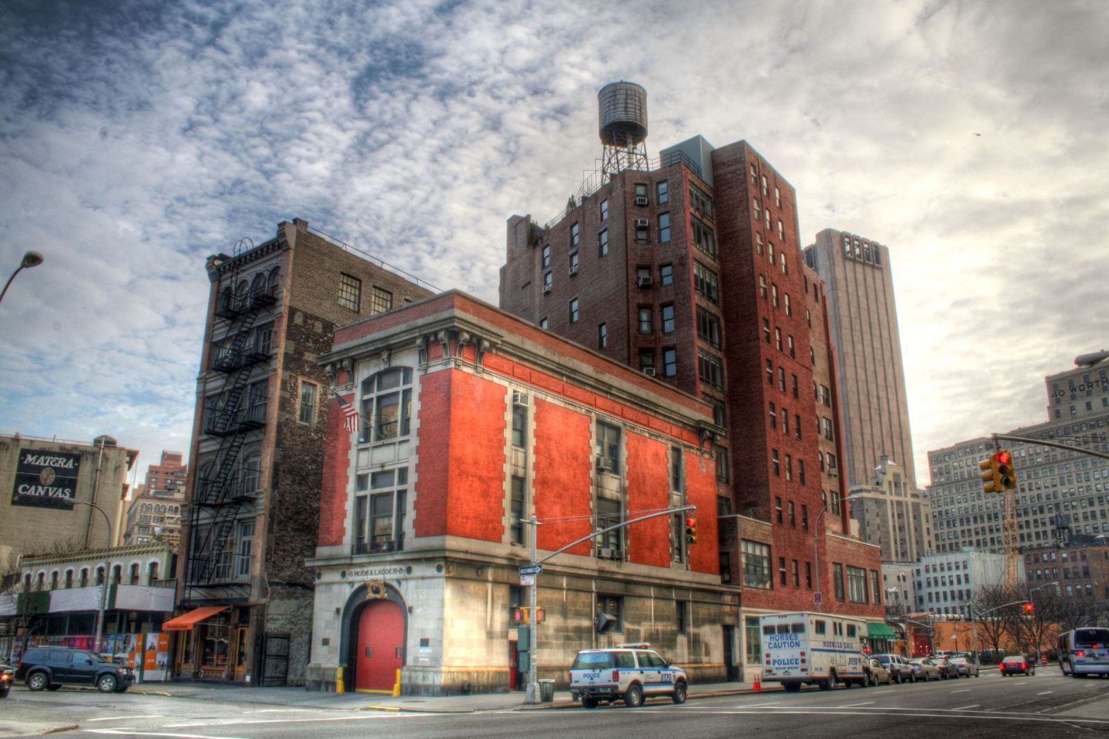Feuerwehr-Station in New York, die damals als Ghostbusters-Hauptquartier diente