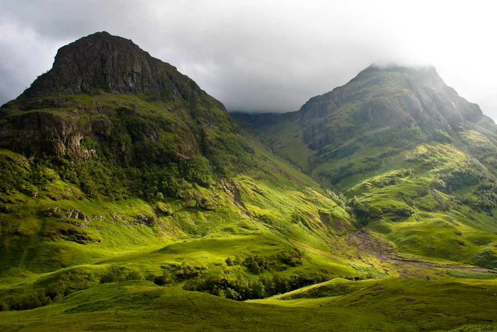 Glencoe in den schottischen Highlands