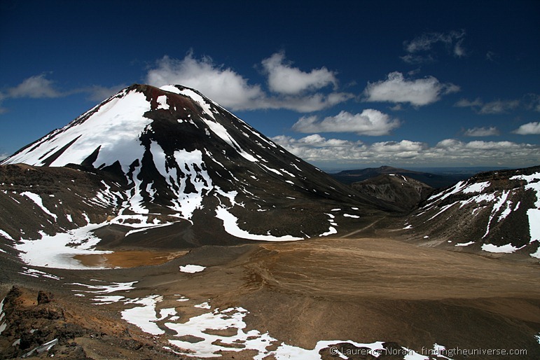 Mount Ngaurohoe in Neuseeland