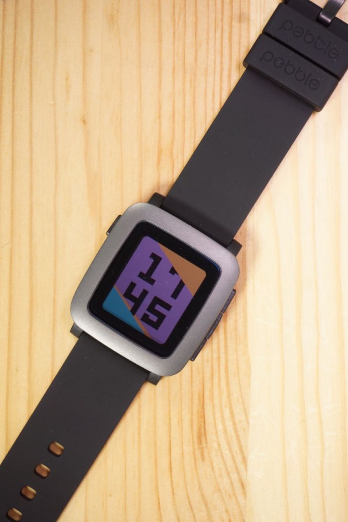 Pebble Time farbiges Watchface