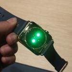 Apple Watch Herzfrequenzmesser mit grünen LEDs