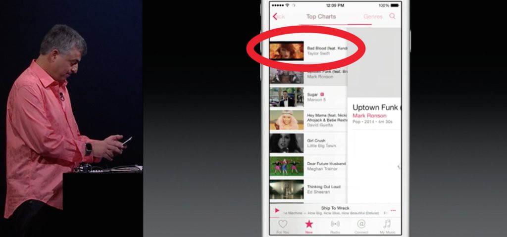 Apple Music Präsentation - mit Taylor Swift