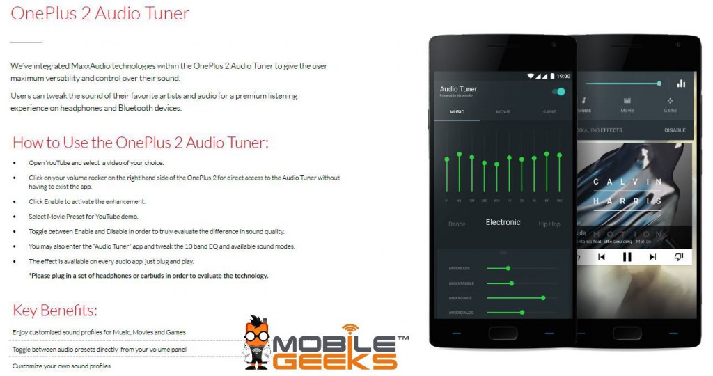 OnePlus 2 AudioTuner