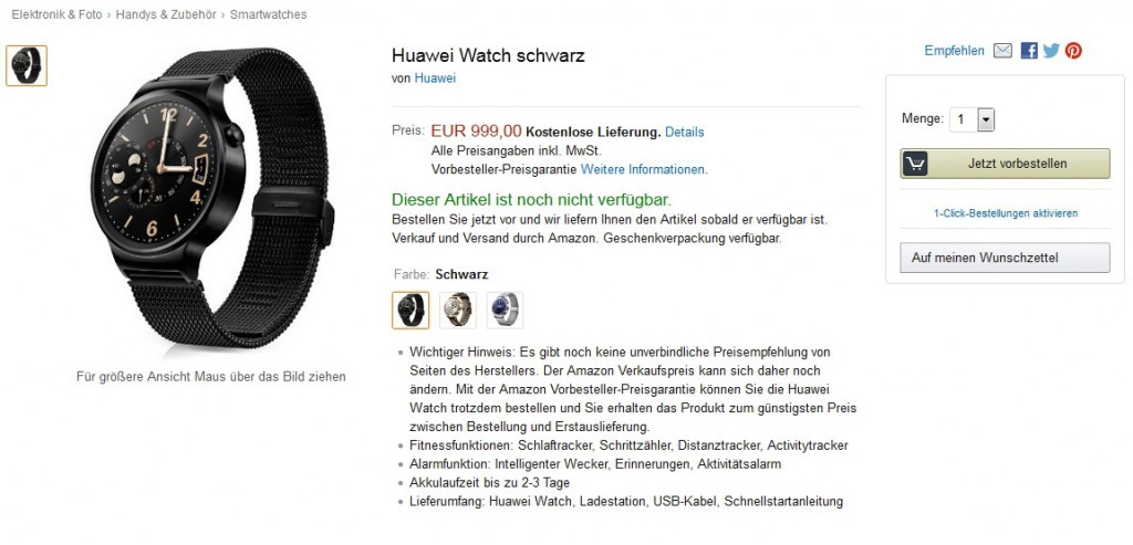 Huawei Watch Stainless Steel 11