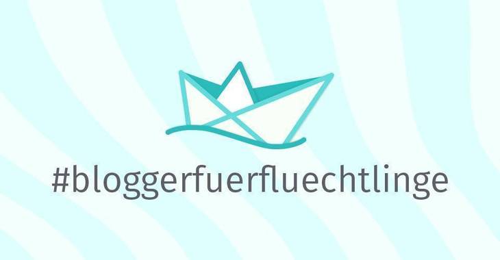 Blogger für Flüchtlinge - Logo
