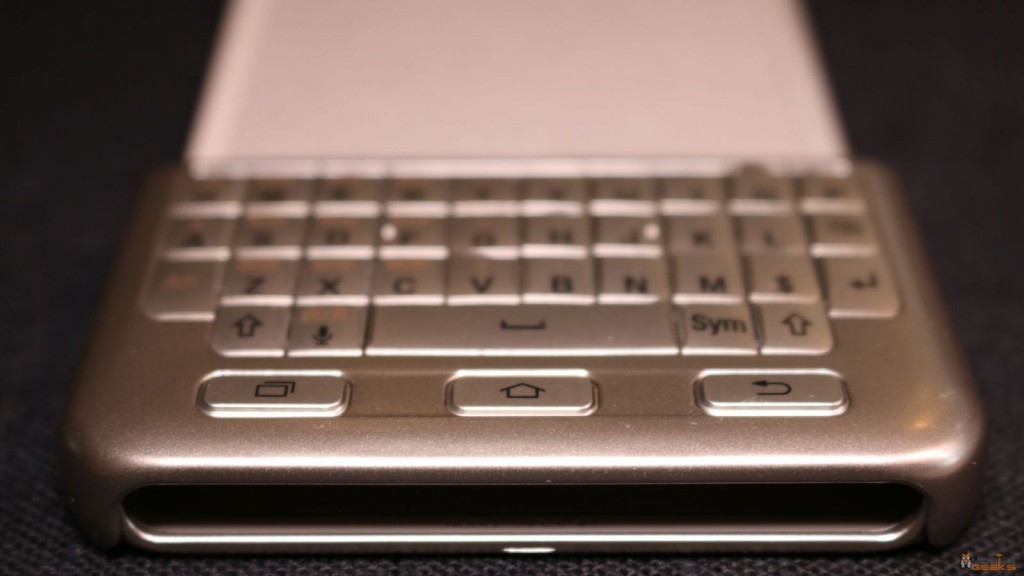 Samsung Keyboard Cover - Blick auf die Tastatur