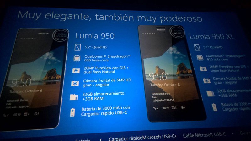 Lumia 950 Präsentation geleakt