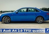 2015 Audi A4 2.0 TFSI S tronic quattro Limousine – Video – Fahrbericht, Test, erste Probefahrt